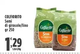 Rossotono Carrefour Colfiorito Semi di girasole/lino offerta