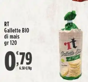 Rossotono Carrefour Gallette BIO di mais offerta