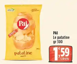 Rossotono Carrefour Pai patatine offerta