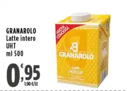 Rossotono Carrefour Granarolo Latte intero UHT offerta