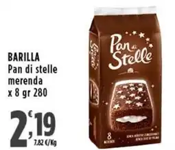 Rossotono Carrefour Barilla Pan di stelle merenda offerta