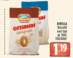 Rossotono Carrefour Divella biscotti offerta