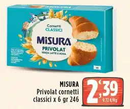 Rossotono Carrefour Misura privolat cornetti classici offerta