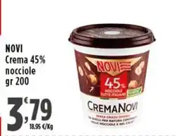 Rossotono Carrefour Crema Novi nocciole offerta