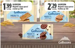 Rossotono Carrefour Galbusera Magretti senza grassi cracker offerta