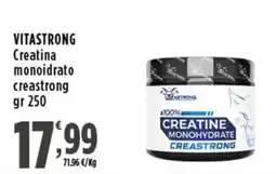 Rossotono Carrefour Creatina monoidrato creastrong offerta