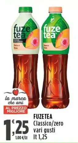 Rossotono Carrefour Fuze tea Classico/zero offerta