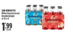 Rossotono Carrefour San Benedetto Bitter Bianco/rosso/biondo/ginger offerta