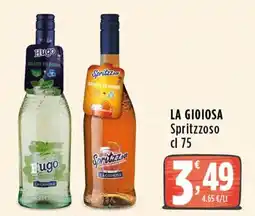 Rossotono Carrefour LA GIOIOSA Spritzzoso offerta