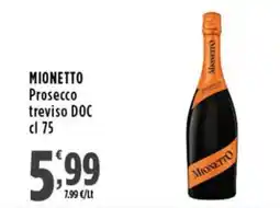 Rossotono Carrefour Mionetto Prosecco treviso DOC offerta