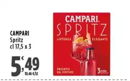 Rossotono Carrefour Campari Spritz offerta