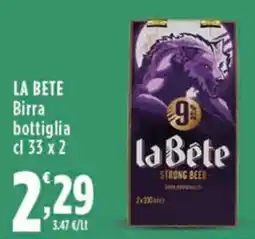 Rossotono Carrefour La Bete Birra offerta