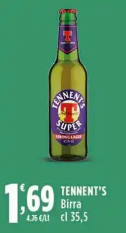 Rossotono Carrefour Tennent's Birra offerta