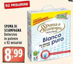 Rossotono Carrefour Spuma di sciampagna lavatrice bianco puro offerta