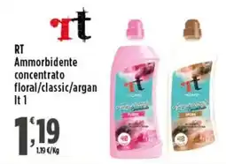Rossotono Carrefour RT Ammorbidente concentrato floral/classic/argan offerta