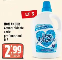 Rossotono Carrefour Mon Amour Ammorbidente offerta