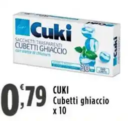 Rossotono Carrefour Cuki Cubetti ghiaccio offerta