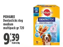 Rossotono Carrefour Pedigree Dentasticks dog medium offerta