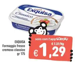 Rossotono Carrefour Exquisa Formaggio fresco cremoso classico offerta