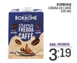Eurocash Caffè & Borbone crema fredda caffè offerta