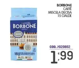 Eurocash Caffè Borbone miscela decisa offerta