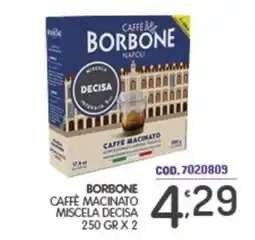 Eurocash Borbone caffè macinato miscela decisa offerta
