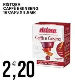 Vantaggio Cash&Carry Ristora Caffè e Ginseng offerta