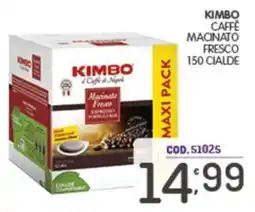 Eurocash Kimbo caffè macinato fresco offerta