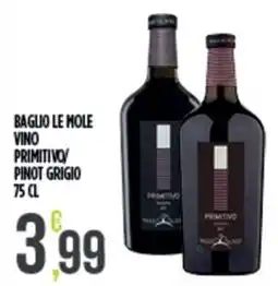 Euroesse Baglio le Mole vino primitivo pinot grigio offerta