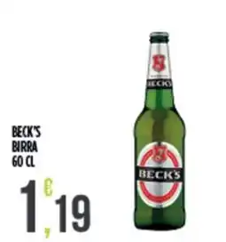 Euroesse Beck's birra offerta