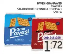Eurocash Gran Pavesi cracker offerta