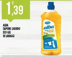 Euroesse Alba sapone liquido eco gel offerta