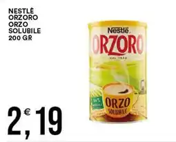 Vantaggio Cash&Carry Nestlé Orzoro offerta