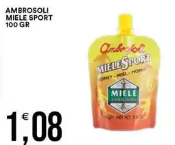Vantaggio Cash&Carry Miele sport Ambrosoli offerta