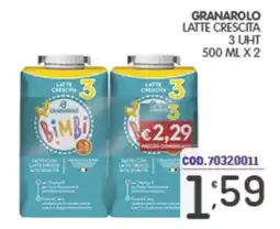 Eurocash Granarolo latte crescita 3 offerta