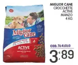 Eurocash Miglior cane crocchette active manzo offerta