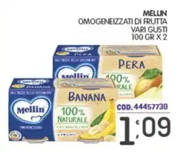 Eurocash Mellin omogeneizzati di frutta offerta