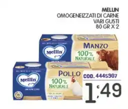 Eurocash Mellin omogeneizzati di carne offerta