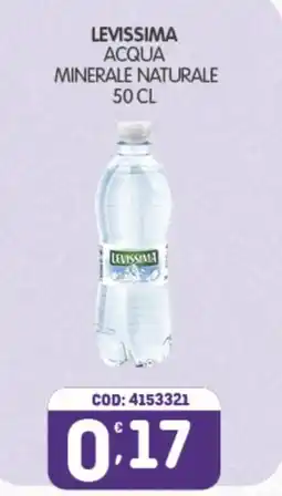 Eurocash Acqua minerale naturale Levissima offerta