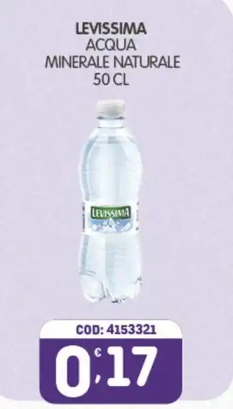 Acqua minerale naturale Levissima
