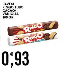 Vantaggio Cash&Carry Pavesi ringo tubo cacao/vaniglia offerta