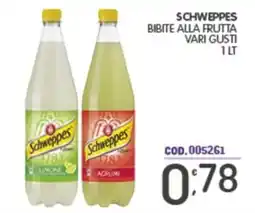 Eurocash Schweppes bibite alla frutta offerta