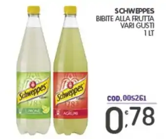 Eurocash Schweppes bibite alla frutta offerta