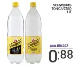 Eurocash Schweppes tonica/zero offerta