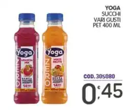 Eurocash Yoga succhi vari gusti offerta