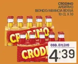 Eurocash Crodino aperitivo biondo/arancia rossa offerta