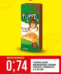 Vantaggio Cash&Carry Yuppie cake merendina crema cacao / vaniglia offerta