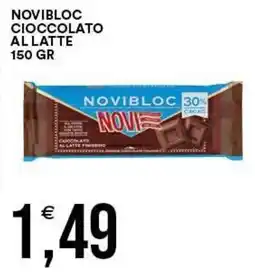 Vantaggio Cash&Carry Novibloc cioccolato al latte offerta