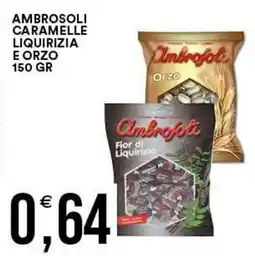 Vantaggio Cash&Carry Ambrofoli caramelle liquirizia e orzo offerta