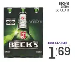 Eurocash Beck's birra offerta
